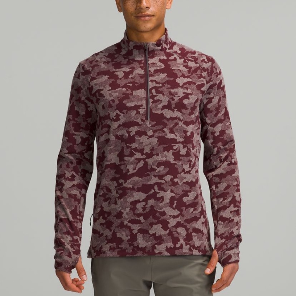 Lululemon  Surge Warm 1/2 Zip * Jacquard NWT